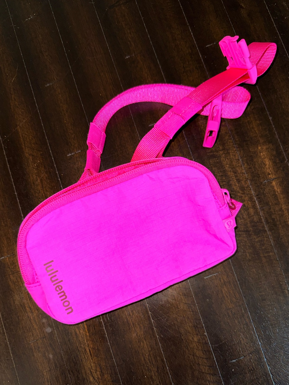 lululemon athletica Bright Pink Crossbody Waist Bag